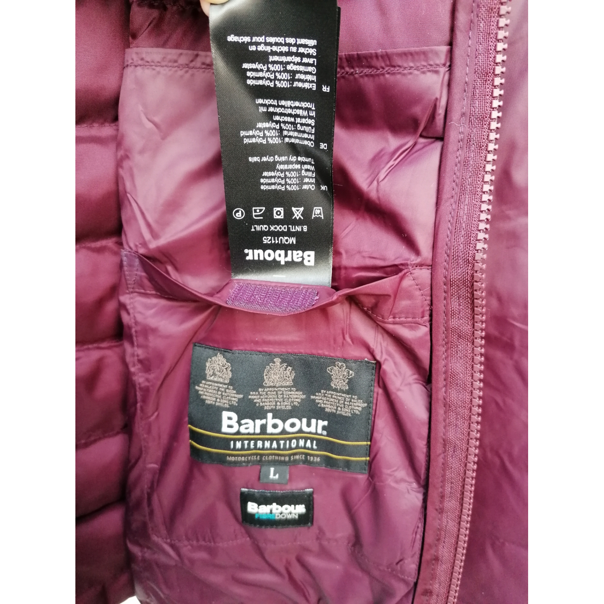 Jacket Barbour Red size L International 